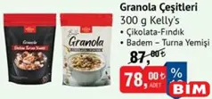 KELLY'S GRANOLA ÇEŞİTLERİ 300 G fiyat ve kampanya bilgisi